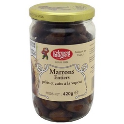[41242] Marrons naturels entiers - Pot en verre 420g