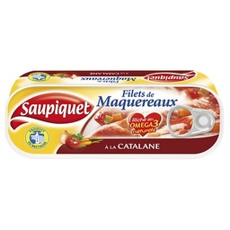 [37967] FILETS DE MAQUEREAUX CATALANE 1-4X1 169G PRODUIT EN BRETAGNE TRACABILITE GARANTIE