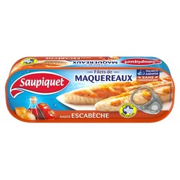[28117] FILETS DE MAQUEREAUX ESCABECHE 1-4X1 169G PRODUIT EN BRETAGNE TRACABILITE GARANTIE