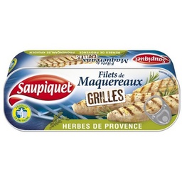 [63462] FILETS DE MAQUEREAUX GRILLES HERBES DE PROVENCE 1-4X1 120G PRODUIT EN BRETAGNE TRACABILITE GARANTIE