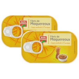 [09222] FILET MAQUEREAU SCE MOUTARDE BF BTE 2X1/6 OF 118 G