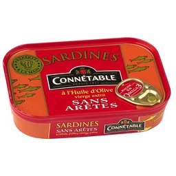 [37944] 1/6 Sardines à l'huile d'olive vierge extra 115g Connétable