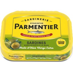 [37940] Sardines huile d'olive vierge extra PARMENTIER 135g