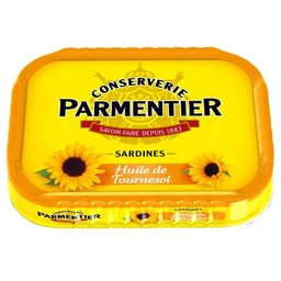 [41672] Sardines huile de tournesol PARMENTIER 135g