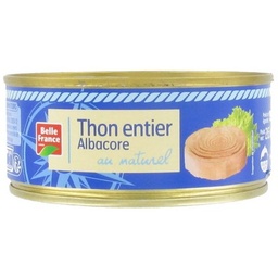 [67791] THON ENTIER ALBACORE AU NATUREL BF BOITE 1/3 265 G