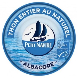 [04082] Thon au Naturel Démarche Responsable PETIT NAVIRE 93g