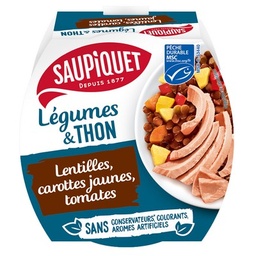 [28115] SALADE LENTILLES et THON MSC 160G SAUPIQUET