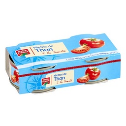 [08962] MIETTE DE THON TOMATE BF BOITE 2 X 1/10 160 G