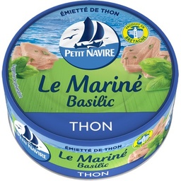 [08029] Émietté de Thon Mariné Basilic PETIT NAVIRE 110g