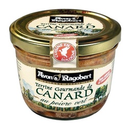 [37993] AVON & RAGOBERT - Terrine de canard au poivre vert 180g