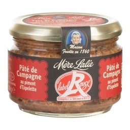 [66250] PT 180G PATE CAMP PIMENT LAB ROU