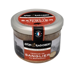 [37992] VERRINE 180G PATE SANGLIER AVO