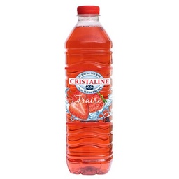 [02185] CRISTALINE Eau de Source au jus de fruits FRAISE 1,5L