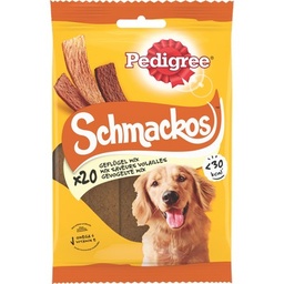 [23354] PEDIGREE Schmackos Recompenses à la Volaille pour Chien 20pcs 144g