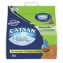 [25816] CATSAN Naturelle plus Litière végétale pour chat 10L