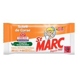 [35562] ST MARC Lingettes désinfectantes Soleil de Corse x30