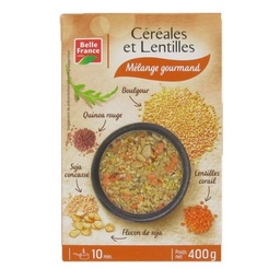 [22708] MELANGE CEREALES ET LENTILLES 10 MIN BF ETUI 400 G
