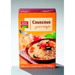 [03865] COUSCOUS GRAIN MOYEN X 5 SACHETS BF ETUI 500 G