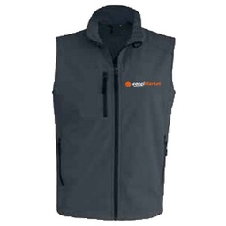 [16753] VESTE SOFT GRIS SM CKT XXL