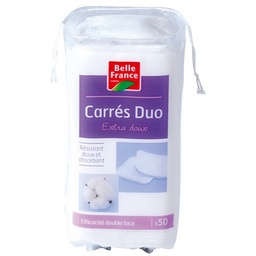 [06552] BAG50 SOFTNESS&CARE MAKE-UP REMOV.SQ.BF
