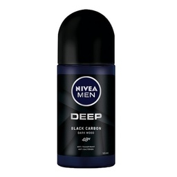 [19618] Déodorant Bille Homme Anti-transpirant 72H Deep NIVEA MEN le roll-on de 50ml