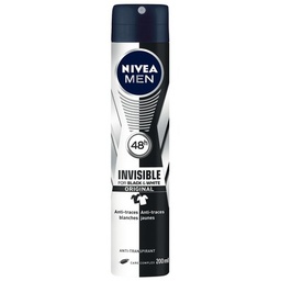 [57344] Déodorant Spray Homme Anti-transpirant Black & White NIVEA MEN le spray de 200ml
