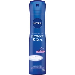 [08262] Déodorant Spray Anti-transpirant 48H Protect & Care NIVEA le spray de 200ml