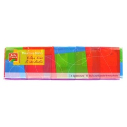 [61891] Mouchoirs étuis pocket blancs extra doux 15 x9 4 épaisseurs Belle France