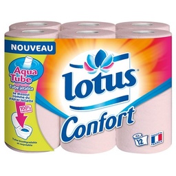 [36280] Papier Toilette Lotus Confort x12 rouleaux
