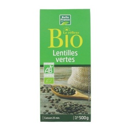 [20971] LENTILLE VERTE BIO BF ETUI 500 G