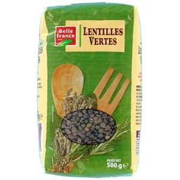 [51436] PACK OF GREEN LENTILS 500G BF