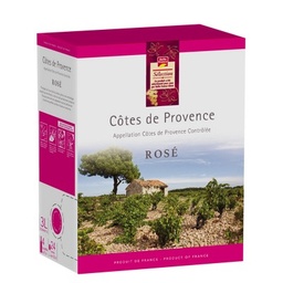 [21856] COTES DE PROVENCE ROSE BF BIB 3 L