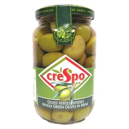[13063] Olives vertes entières 200g - Bocal 37 cl