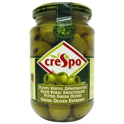 [13062] Olives vertes dénoyautées 160g - Bocal 37 cl