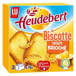 [51673] Heudebert Biscotte Goût Brioché 32T 290g