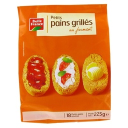 [15171] PETIT PAIN GRILLE FROMENT X 18 BF SACHET 225 G