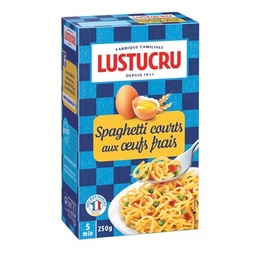 [14033] LUSTUCRU PATES AUX OEUFS SPAGHETTI COURT 250G