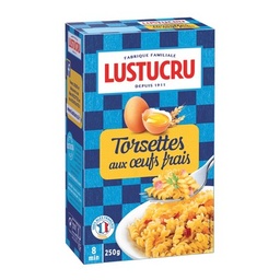 [14034] LUSTUCRU PATES AUX OEUFS TORSADES 250G