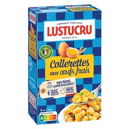 [14031] LUSTUCRU PATES AUX OEUFS COLLERETTES 250G