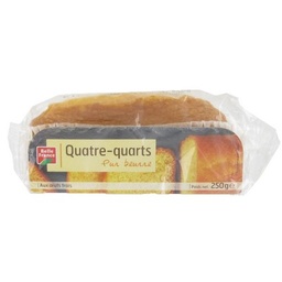 [64875] QUATRE QUARTS PUR BEURRE BF SACHET 250 G