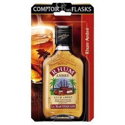 [18061] BLISTER RHUM AMBRE LA MARTINIQUAISE 20 CL 40 D