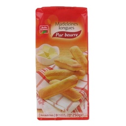 [64876] MADELEINE LONGUE PB X 16 BF BARQUETTE 250 G