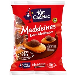 [67496] CHOC SMALL POUND CAKES 400G X16 KER