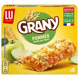 [15085] 6X125G BARS APPLE GRANY