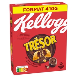 [33621]  HAZELNUT CHOCALATE TRESOR CEREAL 410G KELL