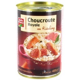 [64891] CHOUCROUTE ROYALE AU RIESLING BF BOITE 1/2 400 G
