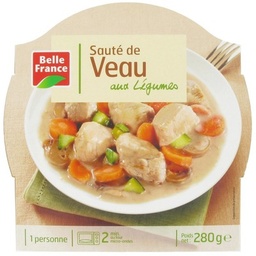 [47926] SAUTE DE VEAU ET PETITS LEGUMES BF BARQ 280 G