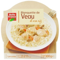 [33321] BLANQUETTE VEAU CAROTTES ET RIZ BF BARQ 300 G