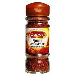 [13457] Ducros PIMENT DE CAYENNE EXTRA FORT / HEET 38g