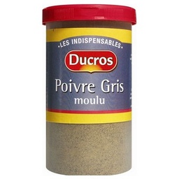 [13435] Ducros POIVRE GRIS MOULU Assemblage d'origines 90g